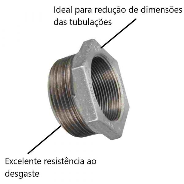 Bucha de Redução Galvanizado 1