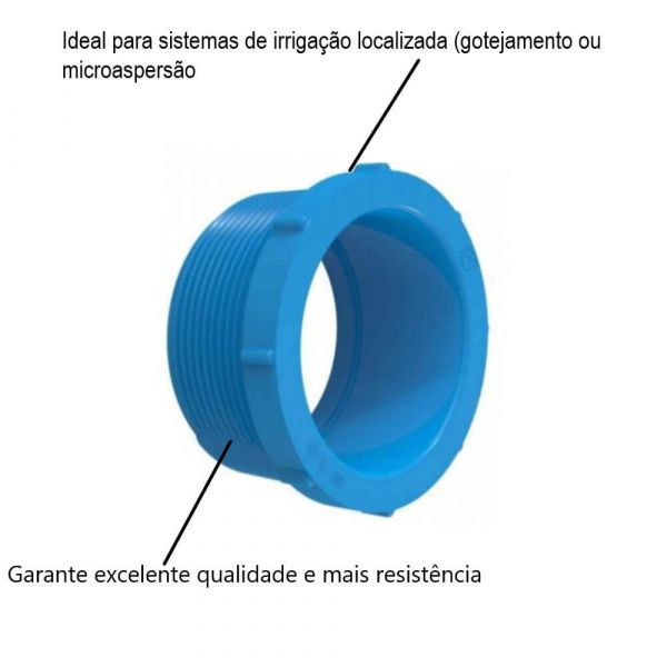 Bucha de Redução Soldável Irrigação DN50 35mm Tigre