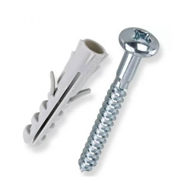 Bucha De Nylon Com Parafuso 06mm Bemfixa 3202