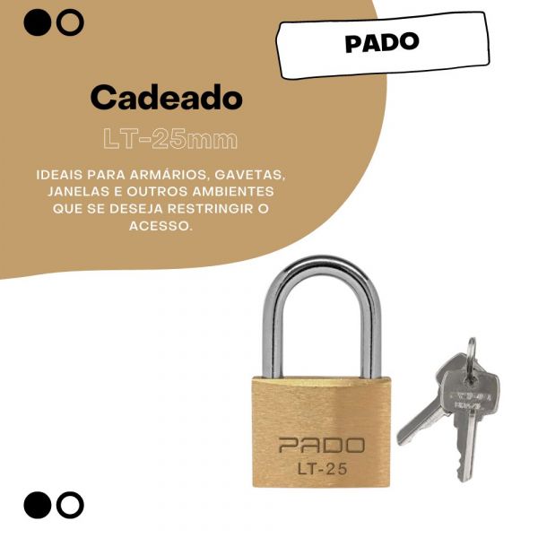 Cadeado LT-25mm Pado
