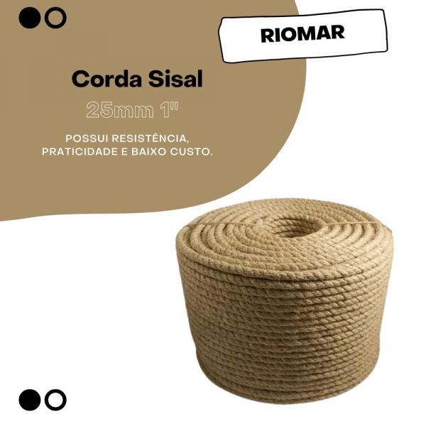 1 Metro De Corda Sisal 25mm 1