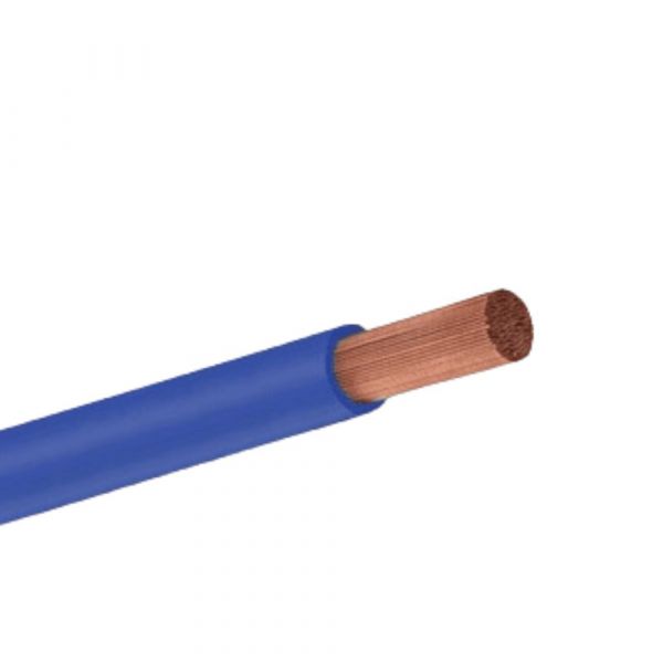 1 Metro Cabo Flexível 1,00mm 750V Azul Corfio
