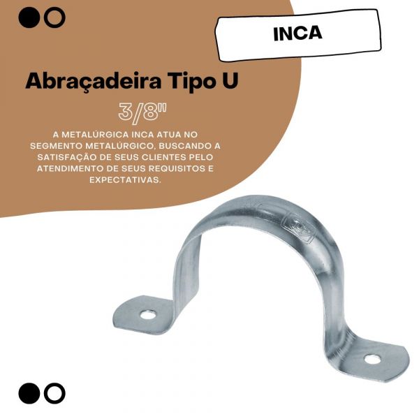 Abraçadeira Tipo U 1/2