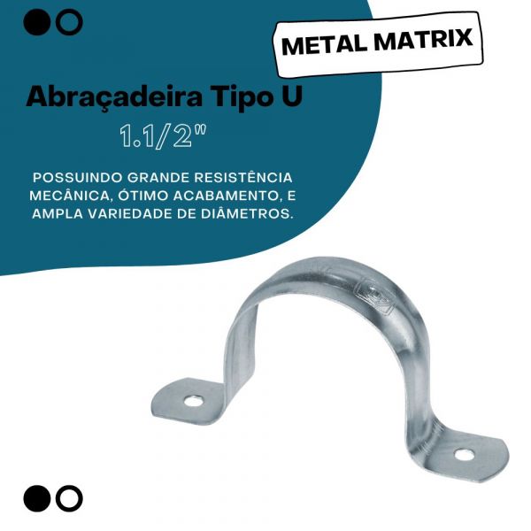 Abraçadeira Tipo U 1.1/2