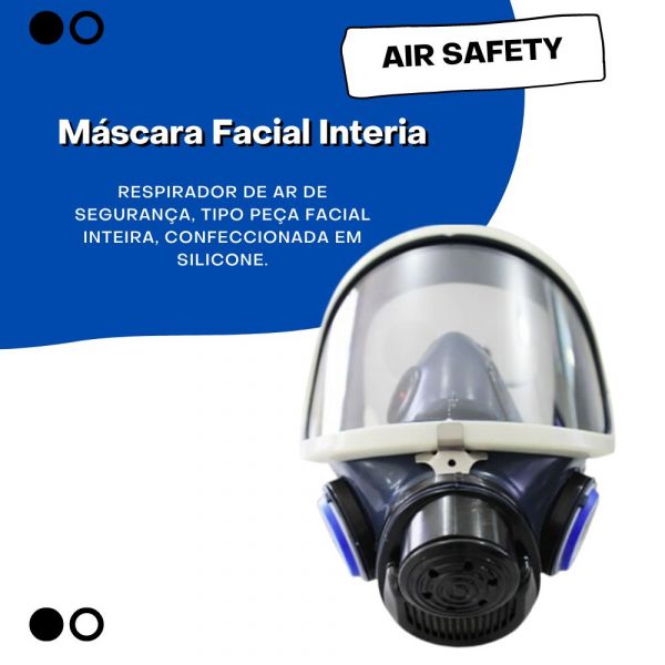 Máscara Facial Inteira Linha Full Face Absolute- Air Safety