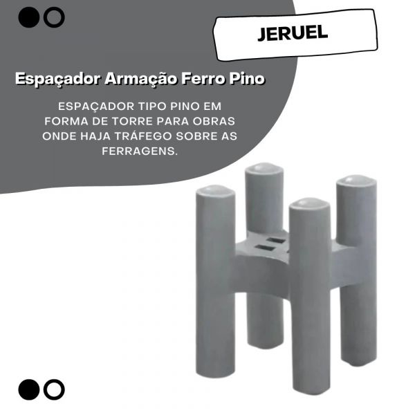 Espaçador Armação Ferro Pino Jeruel ETP17