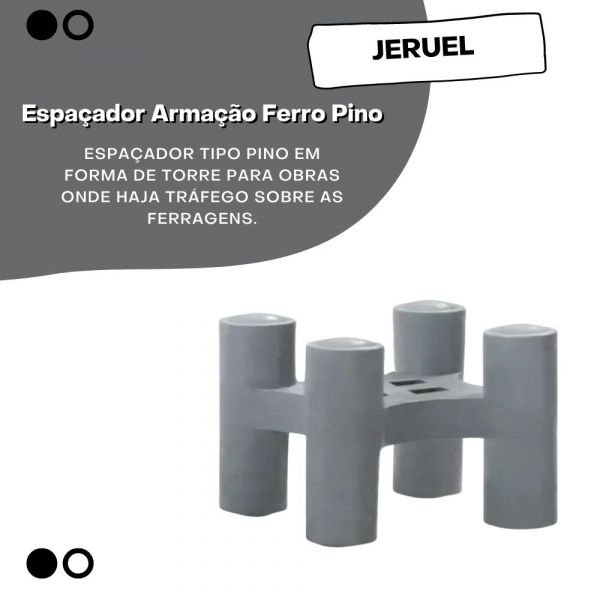 Espaçador Armação Ferro Pino Jeruel ETP20