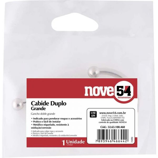 Cabide Duplo Grande Nove54