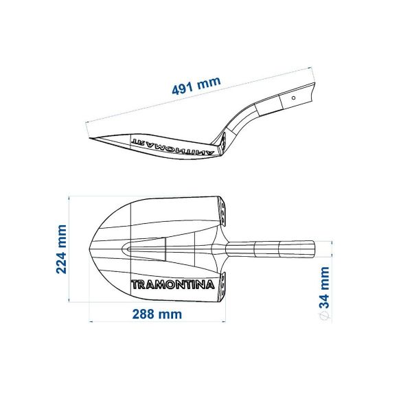 Pá sem Cabo N 2- Tramontina