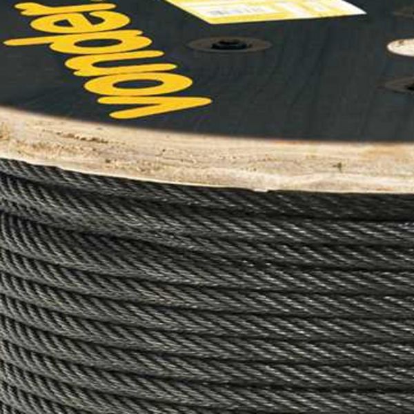 1 Metro De Cabo De Aço Af Polido 09,5mm 3/8