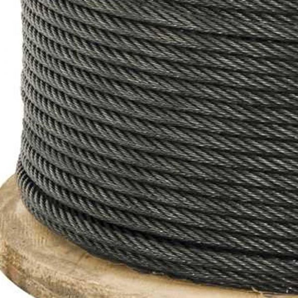 1 Metro De Cabo De Aço Af Polido 09,5mm 3/8