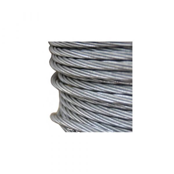 1 Metro De Cabo De Aço Polido Af 09,5mm 3/8