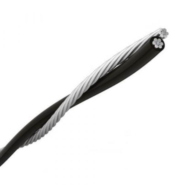 Cabo De Alumínio Multiplexado 3x10mm Preto Corfio