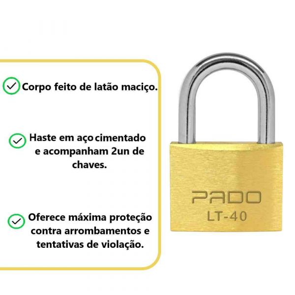 Cadeado 40 Pado