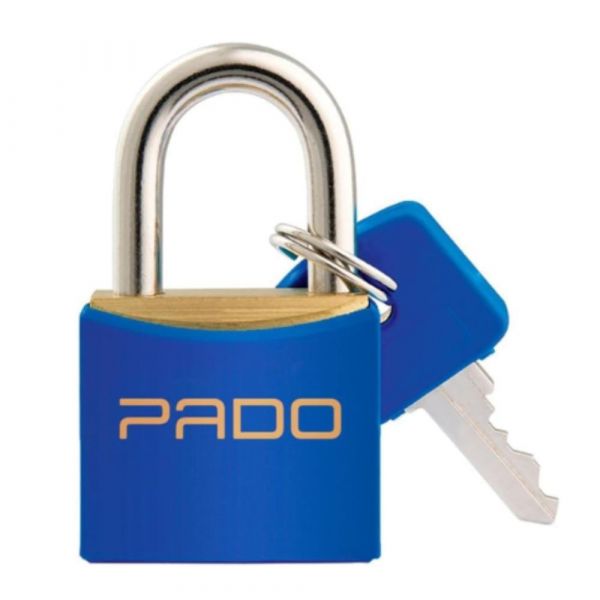 Cadeado Cores 20mm Azul Pado