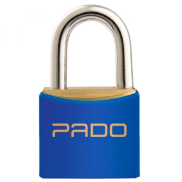 Cadeado Cores 20mm Azul Pado