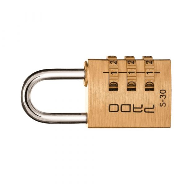 Cadeado Segredo SM 30 3 Dígitos Pado