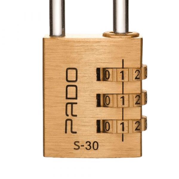 Cadeado Segredo SM 30 3 Dígitos Pado