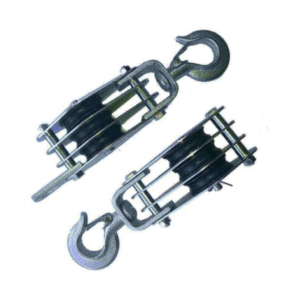 Par De Moitão 60mm 3 Roldana Vonder