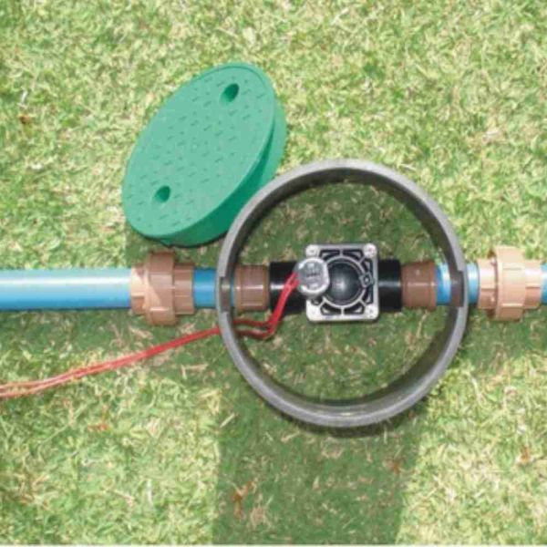 Caixa Circular para Válvula Solenóide 6