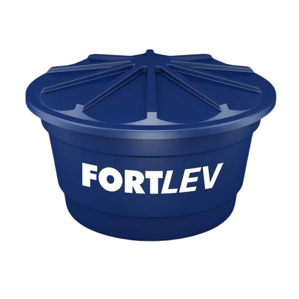 Caixa D'Água Polietileno Com Tampa 500 Litros Fortlev