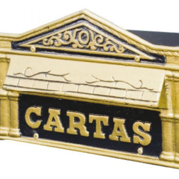 Caixa de Correios Metal Modelo Colonial para Muro Metalúrgica Dragão