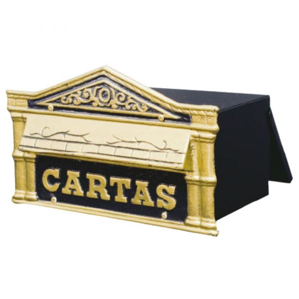 Caixa de Correios Metal Modelo Colonial para Muro Metalúrgica Dragão