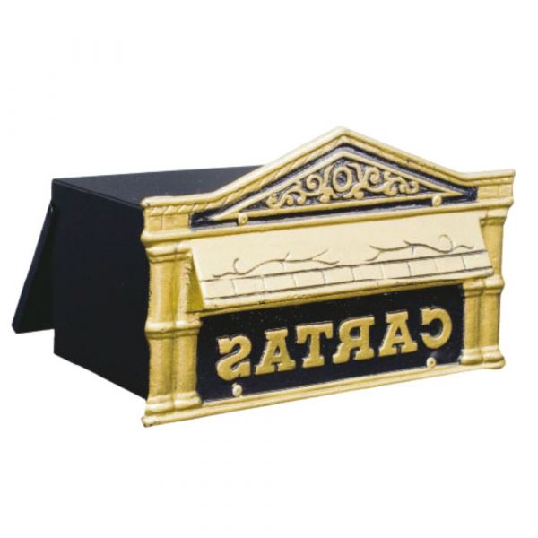 Caixa de Correios Metal Modelo Colonial para Muro Metalúrgica Dragão