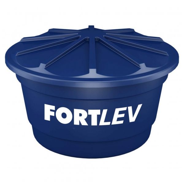 Caixa De Água de Polietileno 1.000L Com Tampa Fortlev