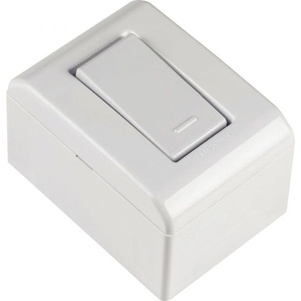Caixa de Sobrepor com 1 Interruptor Simples 10 A 250 V Tramontina