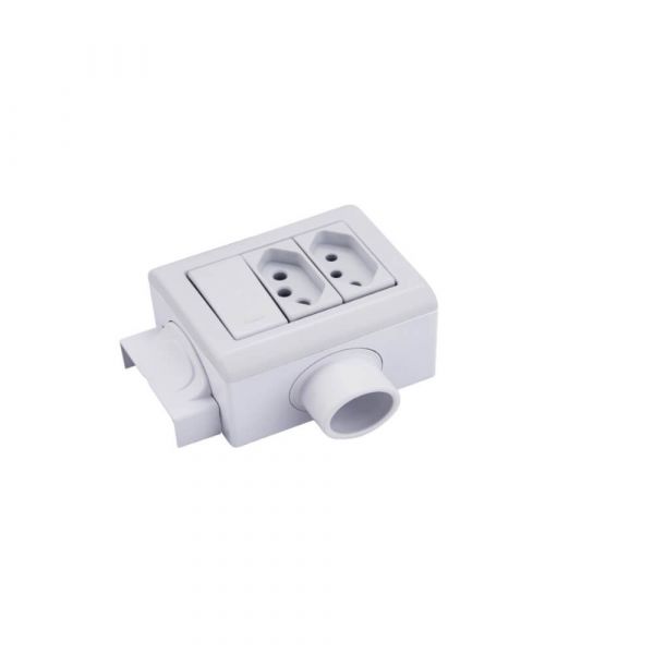 Caixa de Sobrepor X 3 Postos para Eletrodutos e Canaletas Tramontina 