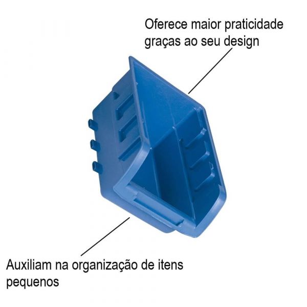 Caixa Plástica Para Prateleira 7A Marcon