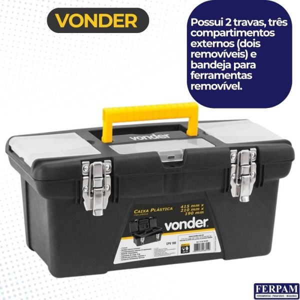Caixa Plástica PVC 160 Vonder