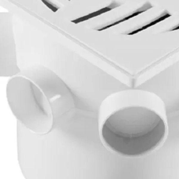 Caixa Sifonada Quadrada Branco 15X15cm Astra