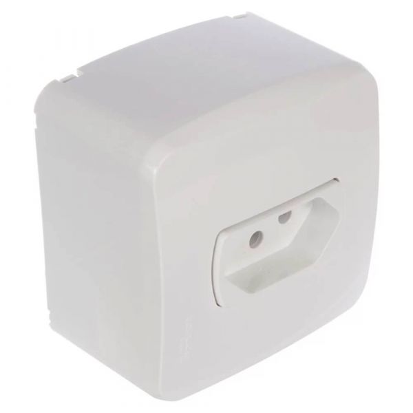 Caixa Sobrepor 1 Tomada BR 2P+T 10ª Miluz Schneider Eletric