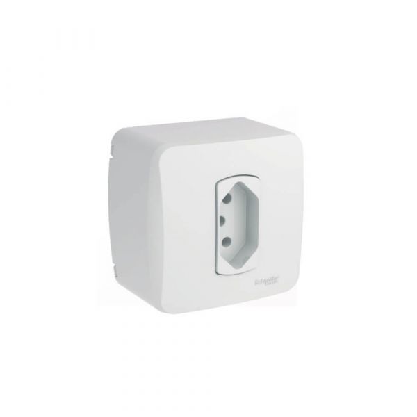 Caixa Sobrepor 1 Tomada BR 2P+T 10ª Miluz Schneider Eletric
