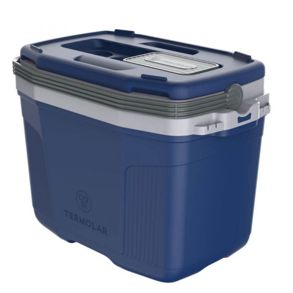 Caixa Térmica 32 Litros Azul Termolar