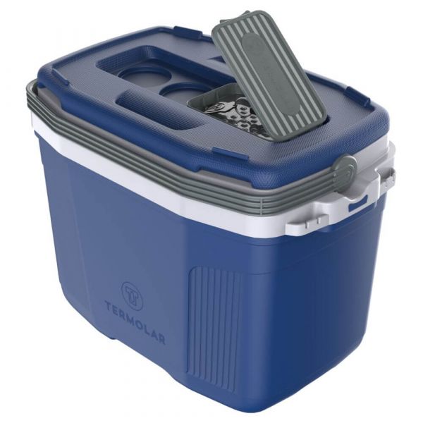 Caixa Térmica 32 Litros Azul Termolar