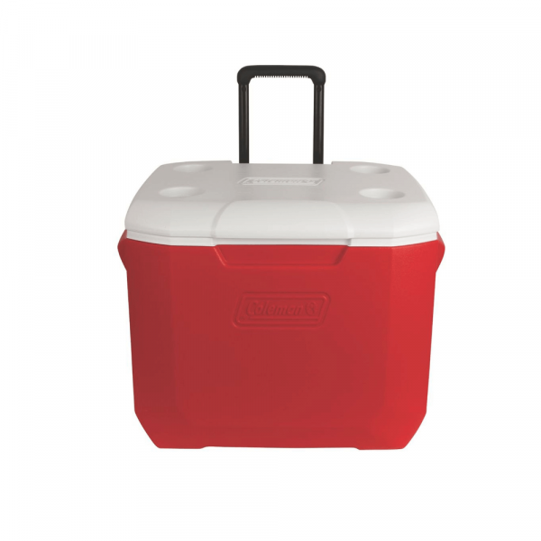 Caixa Térmica 60QT 56,7 Litros Vermelha com Rodas Invicta