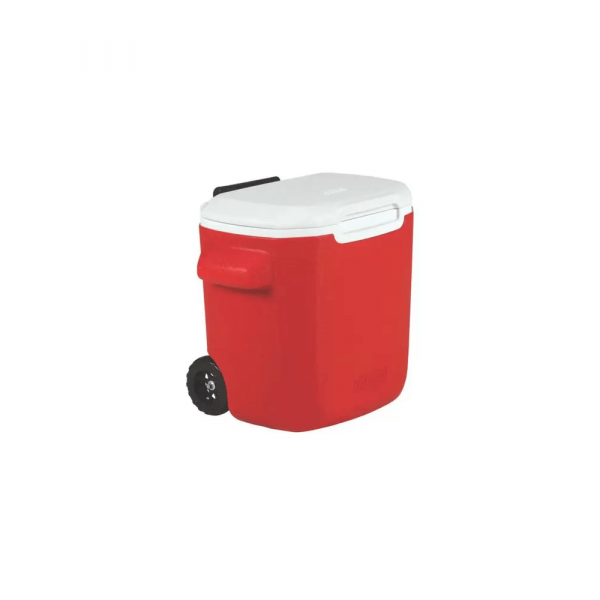 Caixa Térmica com Rodas 16QT 15,1L Vermelho Coleman