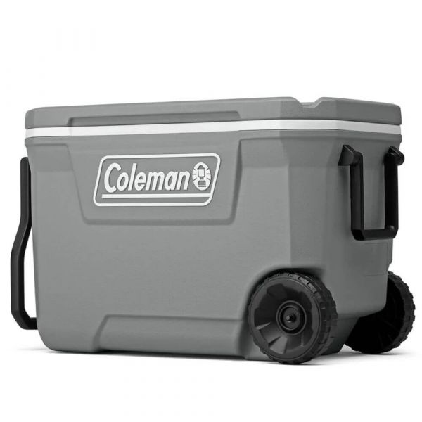 Caixa Térmica com Rodas 58,7L Silver Ash Coleman