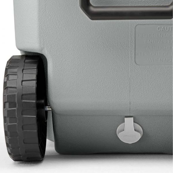 Caixa Térmica com Rodas 58,7L Silver Ash Coleman