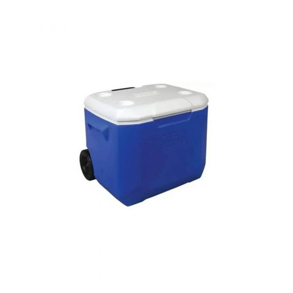 Caixa Térmica Com Rodas 60QT 57 Litros Azul Invicta