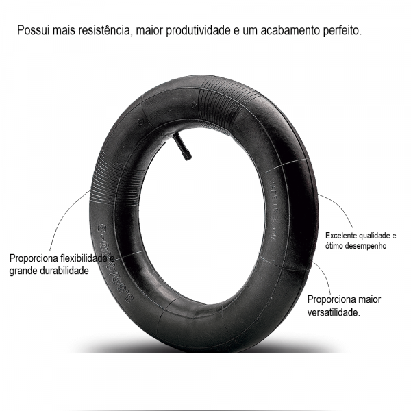 Câmara De Ar Pneumática 3.25X8 FB Pneus