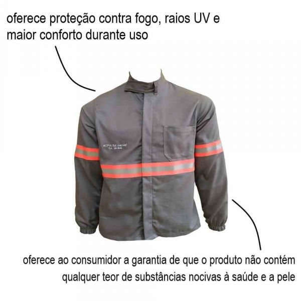 Camisa Cinza Tamanho G NR10 Nexus