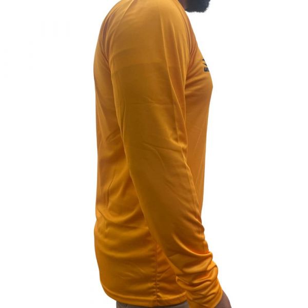 Camisa Térmica Manga Longa Amarela UV 30+ Tamanho G Ferpam Uniex