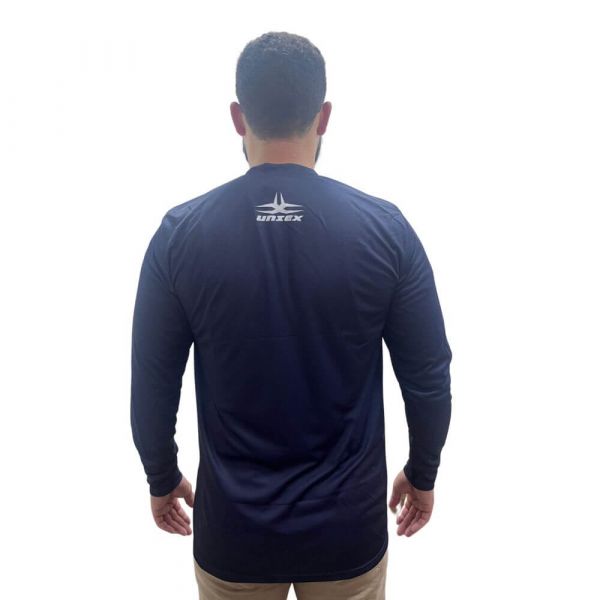 Camisa Térmica Manga Longa Azul UV 30+ Tamanho P Ferpam Uniex 