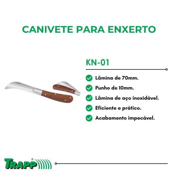Canivete para Enxerto Kn 01 Trapp