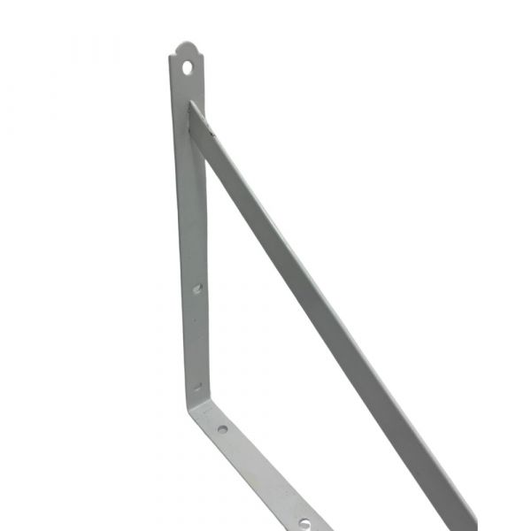 Cantoneira Ferro Reforçada Branca 50 cm Hayner 