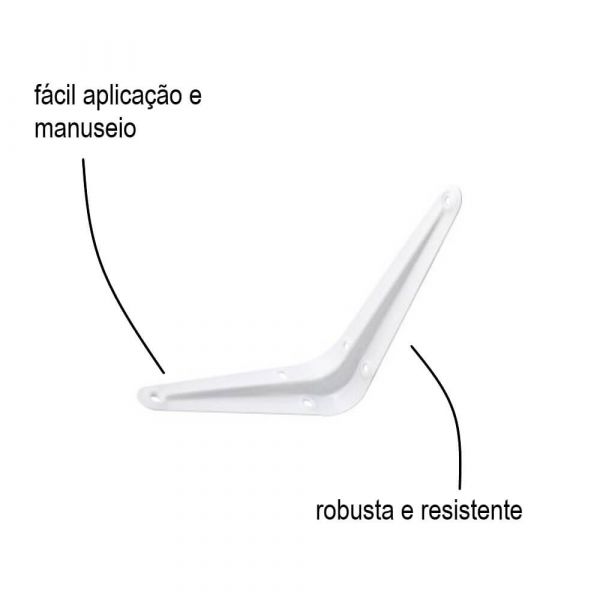 Cantoneira Metálica 10” x 12” Vonder